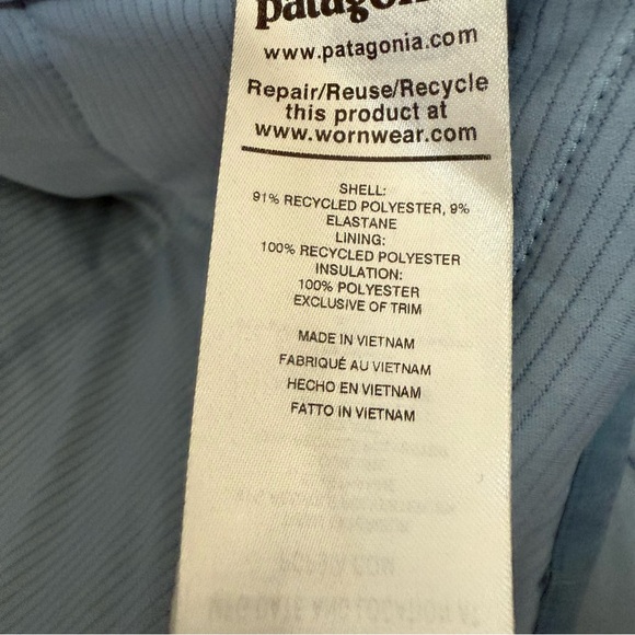 Patagonia Women’s Pack In Jacket Blue Two-Tone – Size Medium - Picture 4 of 4